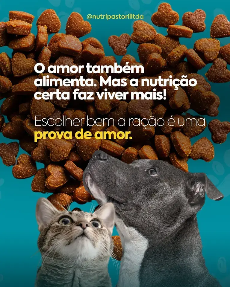 O amor também alimenta. Mas a nutrição certa faz viver mais!